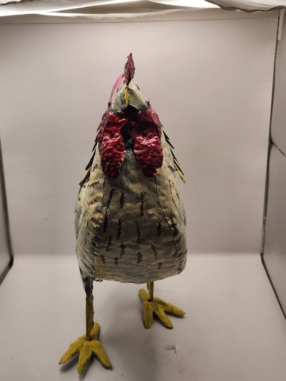Metal Hen Statue - Picture 3 of 5